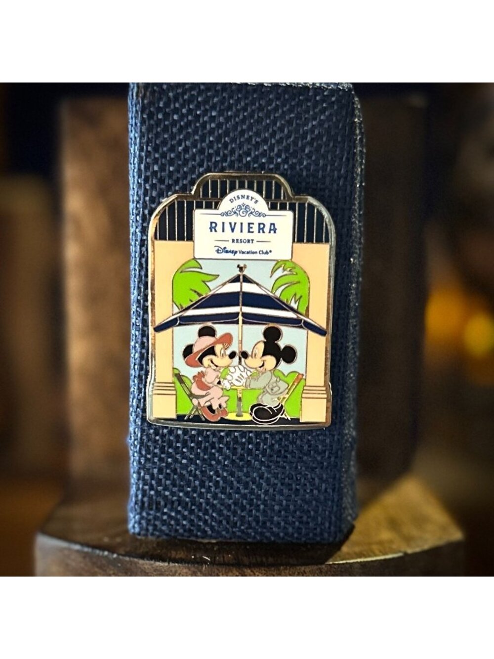 Disney’s Riviera Resort-Disney Vacation ClubMickey and Minnie Enamel Pin